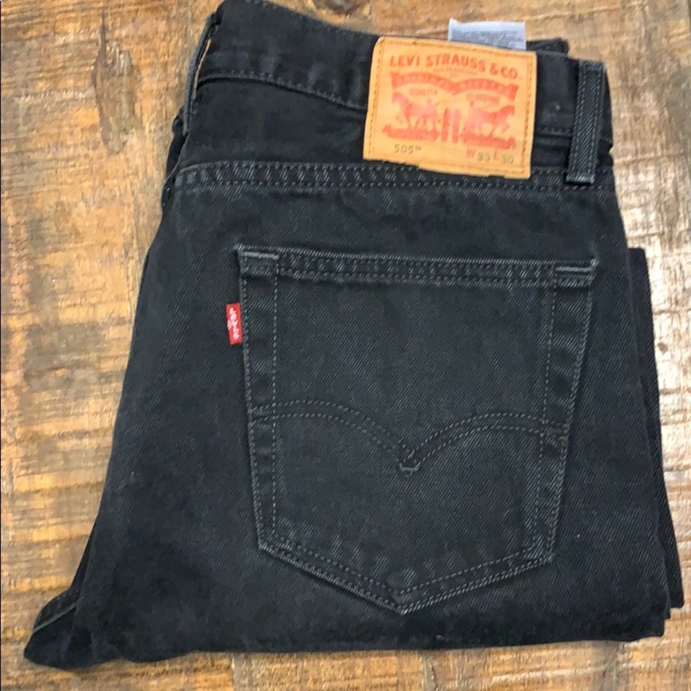 Levi’s 505 w33 L30 black jeans